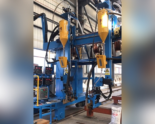Box beam welding line